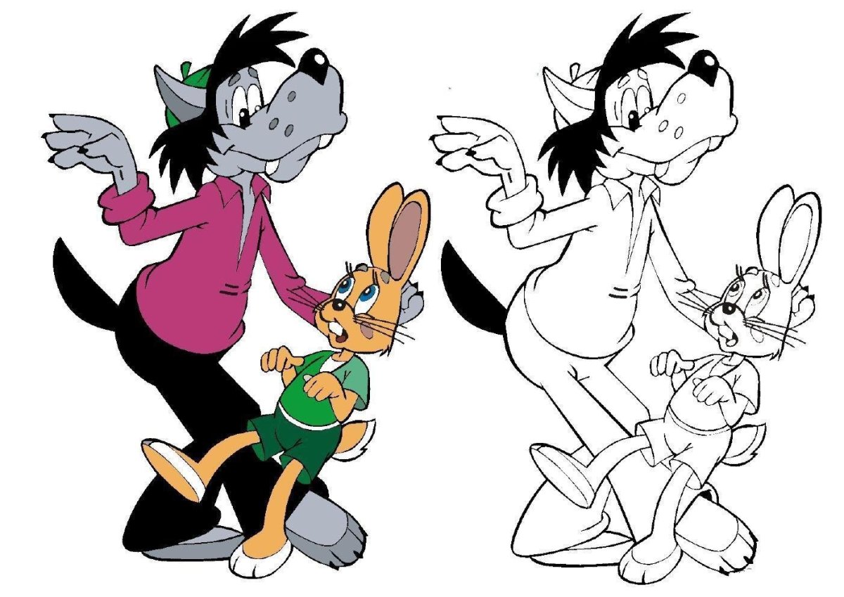 Волк и заяц из ну погоди