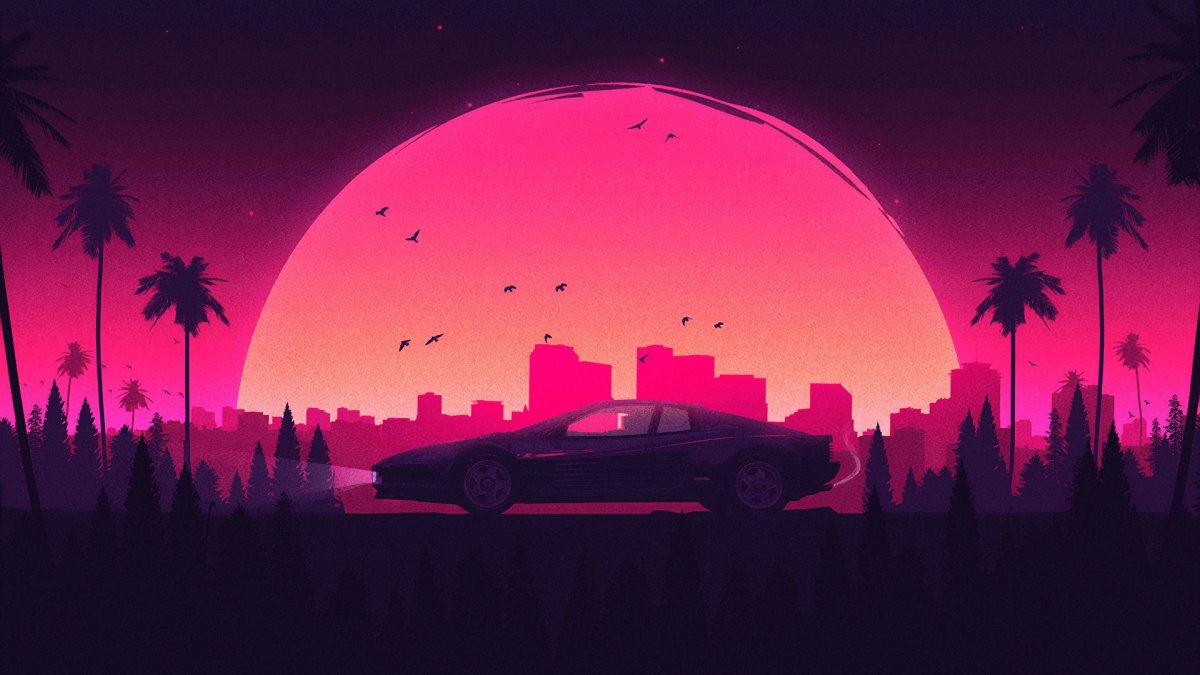 Синтвейв Хотлайн Майами