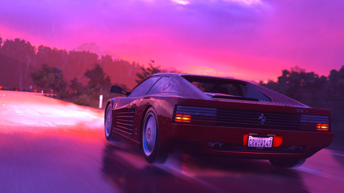 Ferrari Testarossa Neon