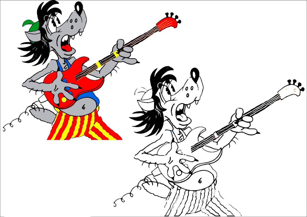 Референс волка из ну погоди