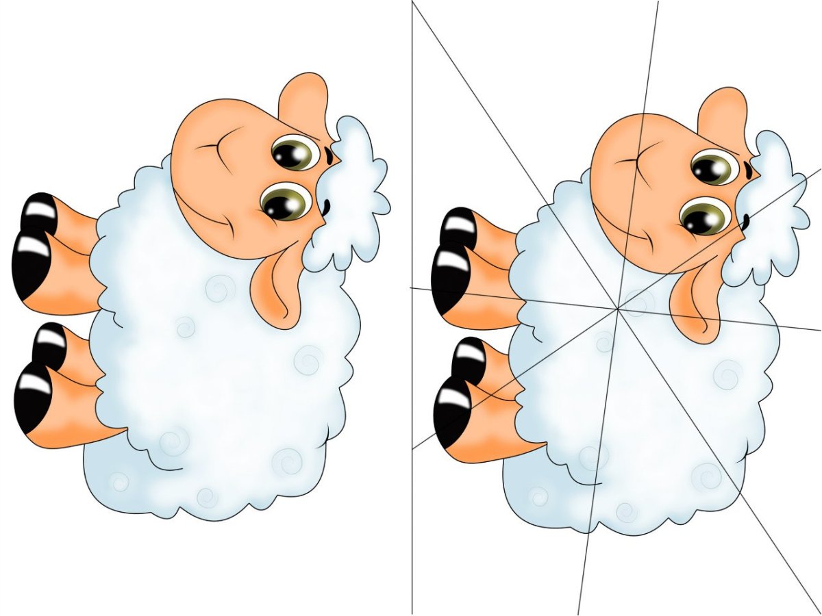 Разрезные пазлы для малышей