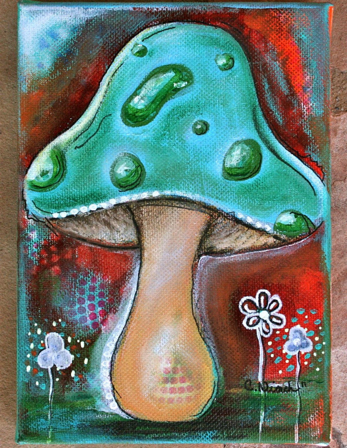 Мухомор раскраска