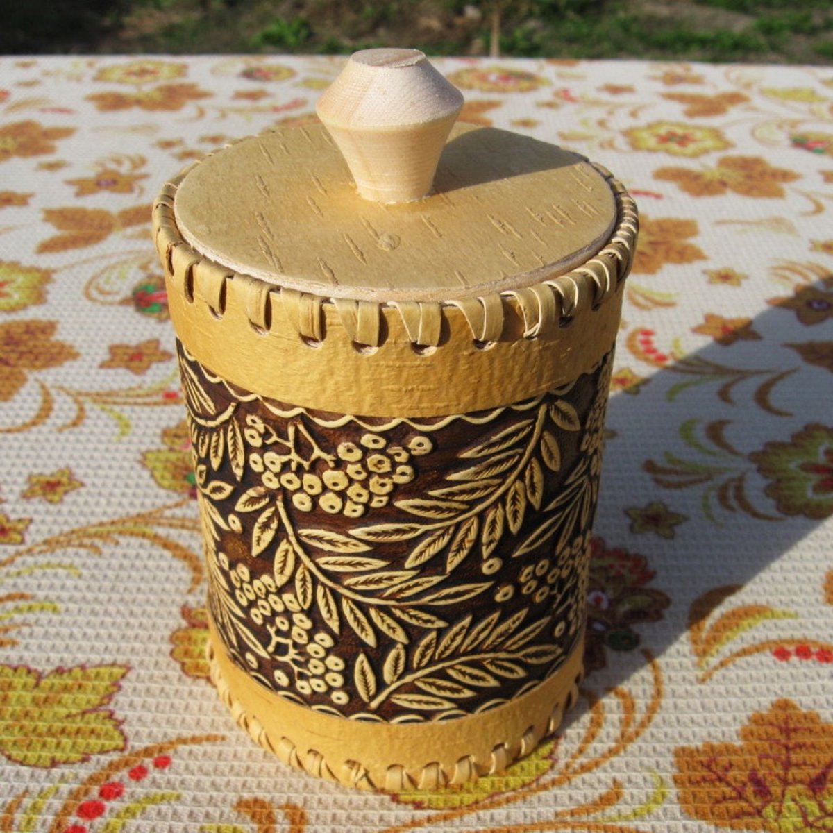 Берестяной туес Кузбасса