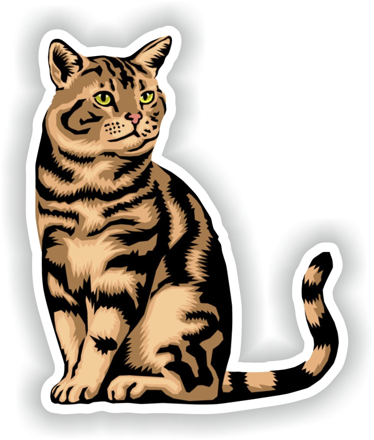 Кот в векторной графике