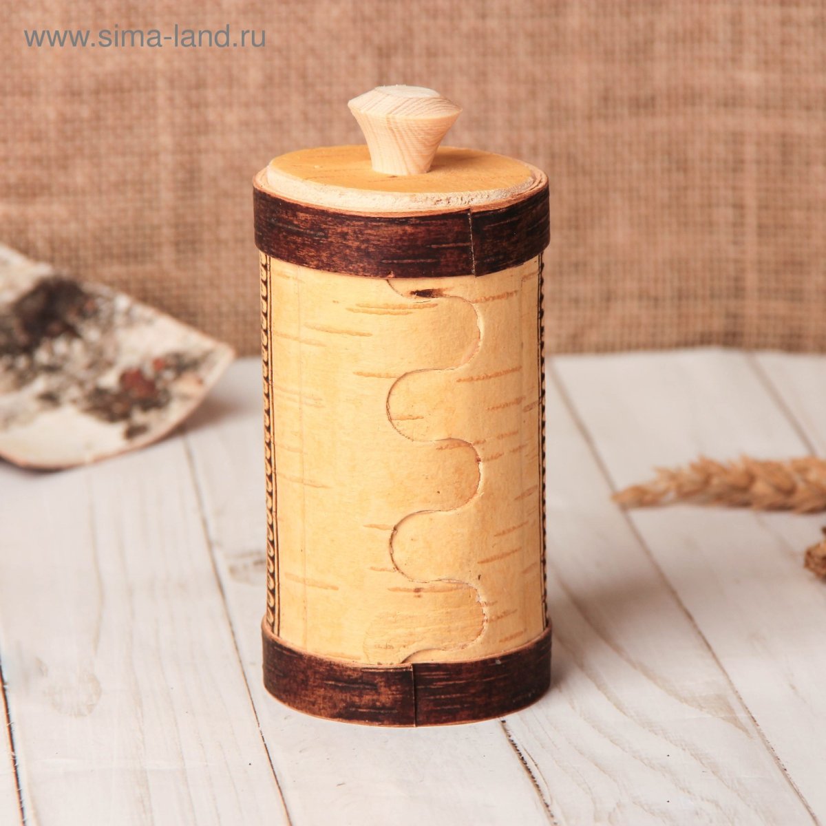 Берестяной промысел туеса