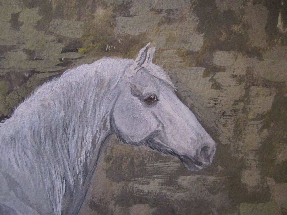 Лошадь в паинте