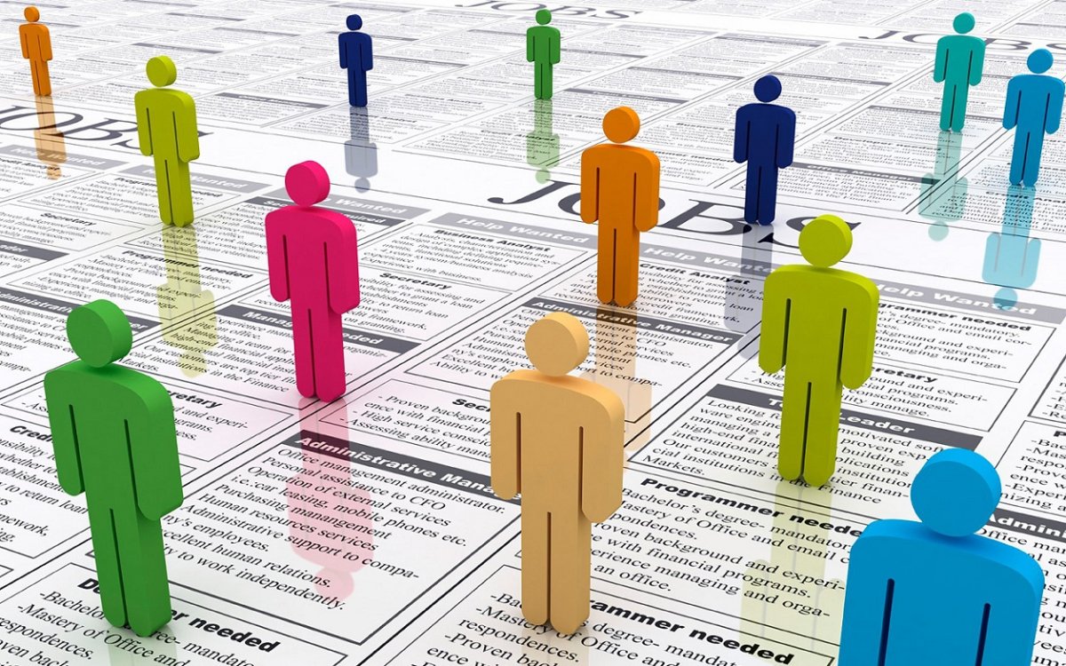 Рынок труда США иллюстрация