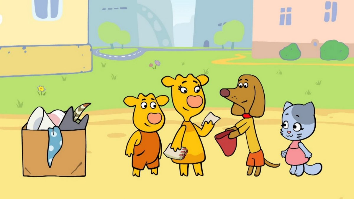 Мультик оранжевая корова Макар