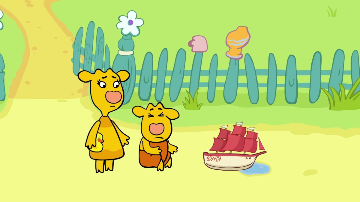 Оранжевая корова дедушка Харитон