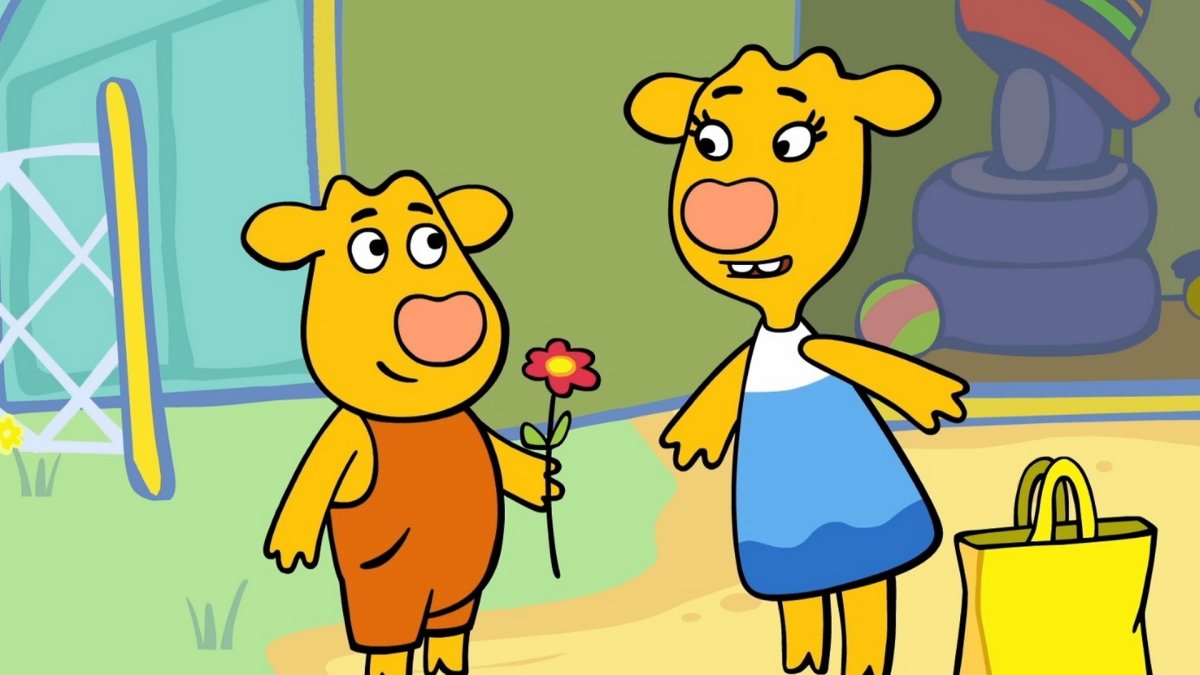 Корова оранжевая корова мультик