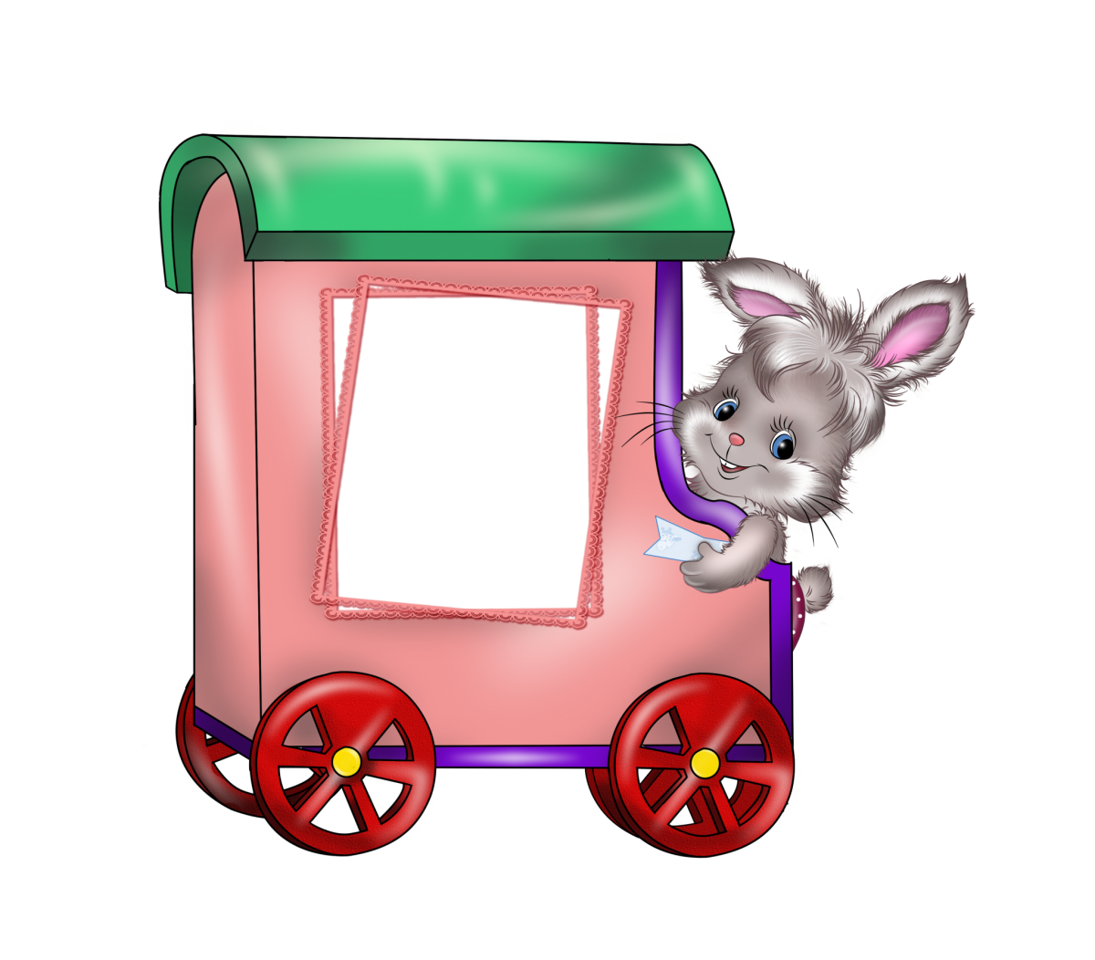 Паровозик с вагончиками