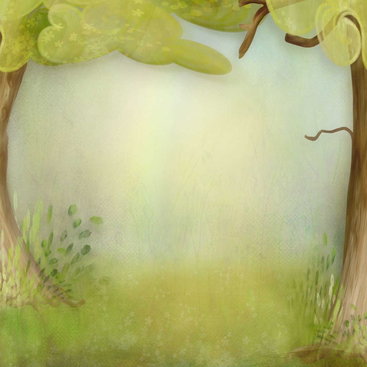 Зеленый лес