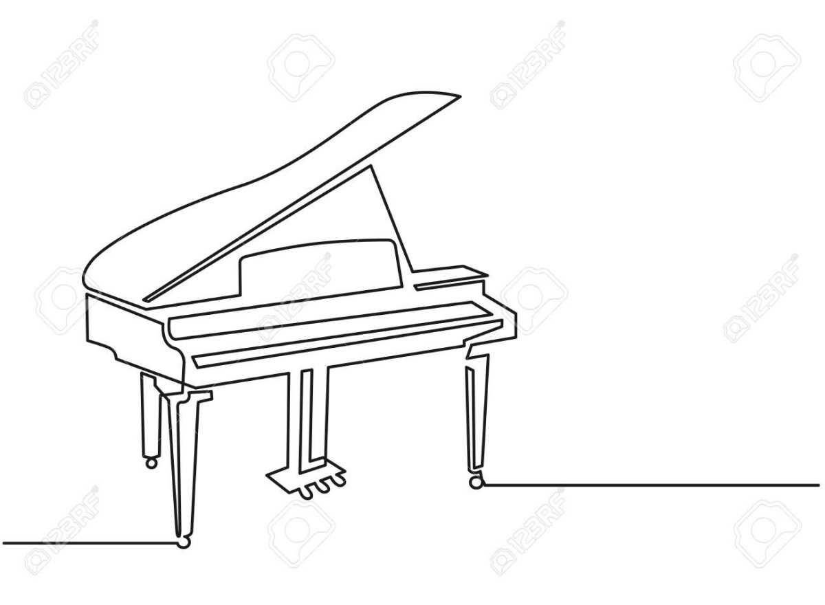 Пианино вектор