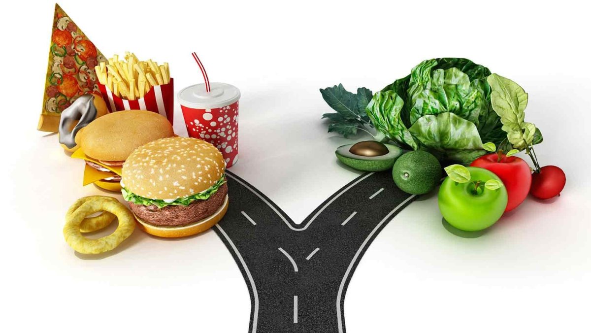 Здоровая и нездоровая еда
