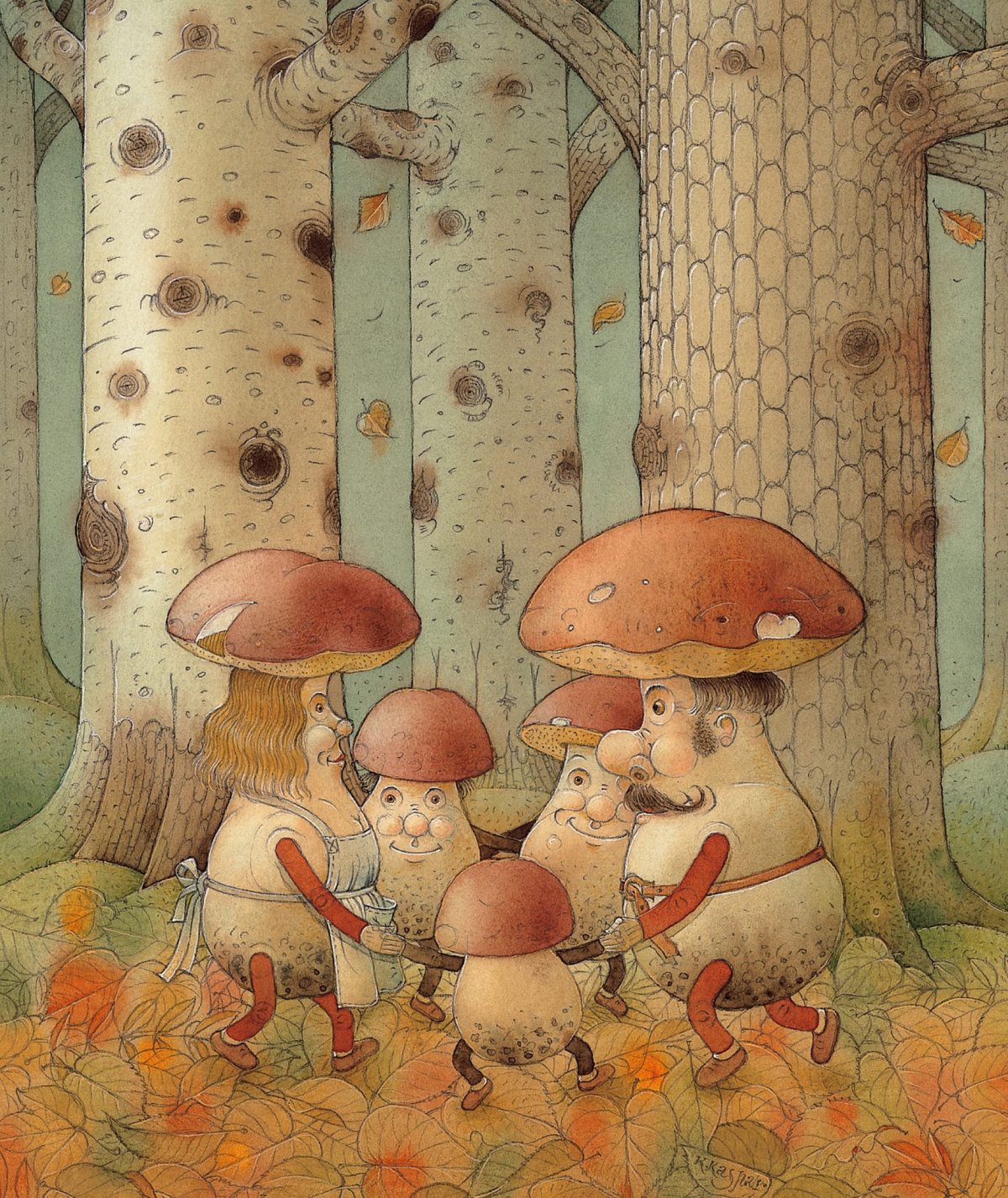 Кястутис Каспаравичюс иллюстрации