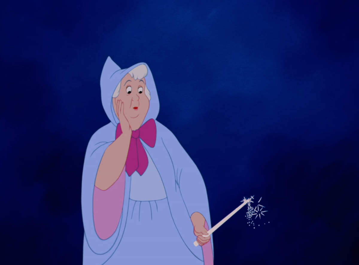 Золушка мультфильм Фея крестная