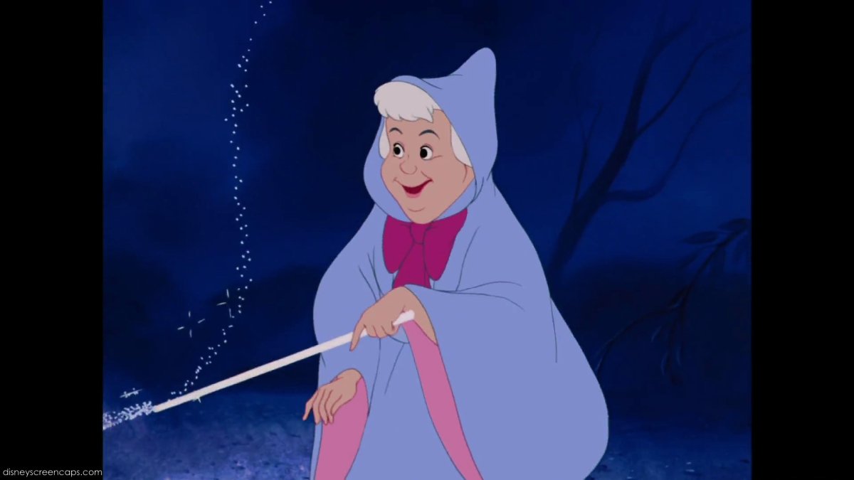 Золушка мультфильм Фея крестная