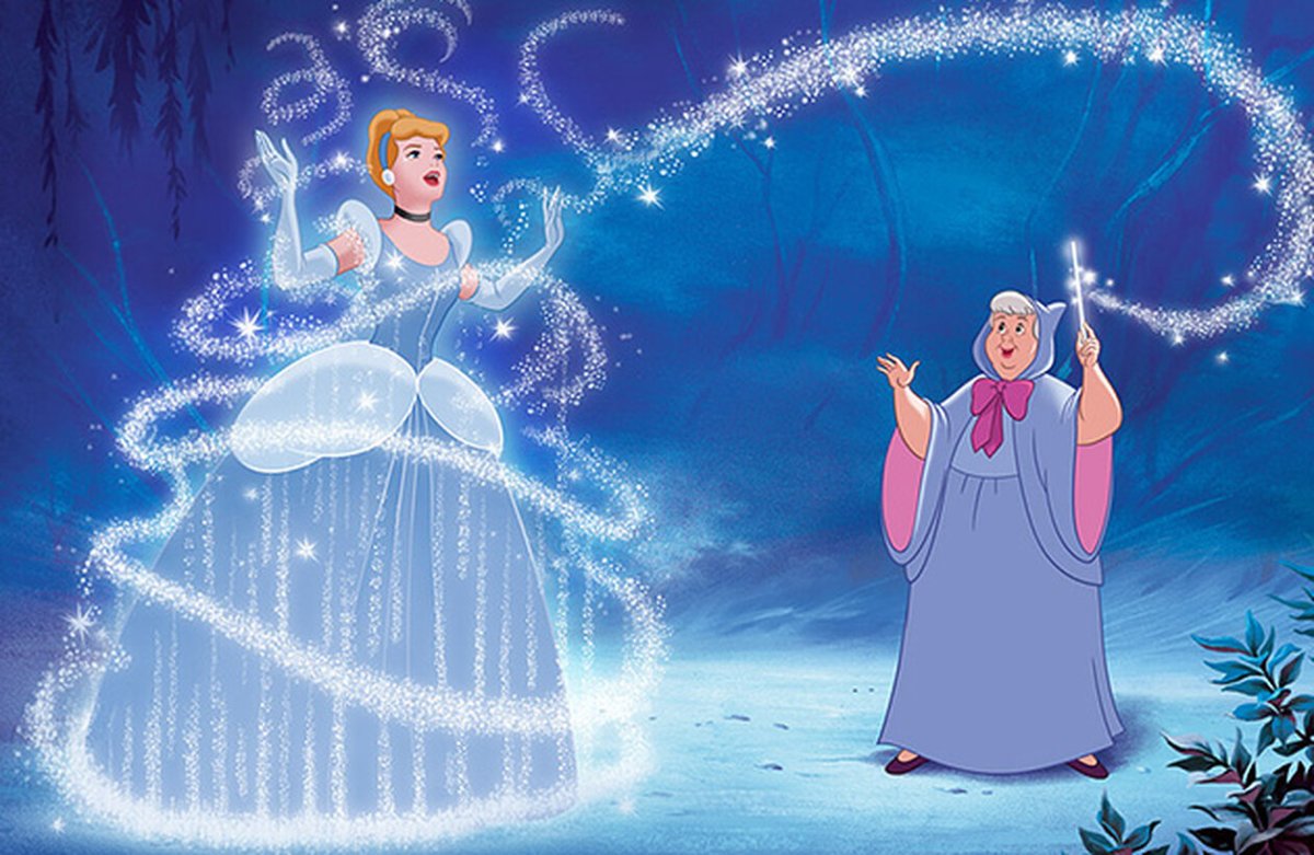 Золушка мультфильм Фея крестная