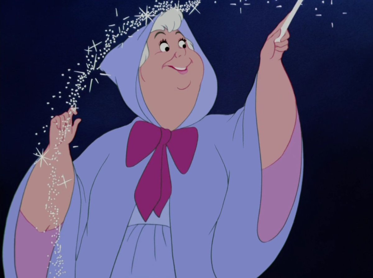 Золушка мультфильм Фея крестная
