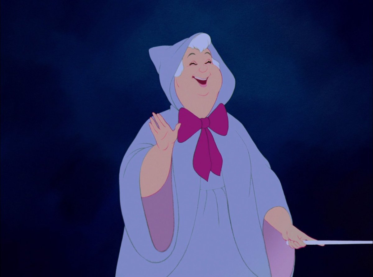 Золушка мультфильм Фея крестная