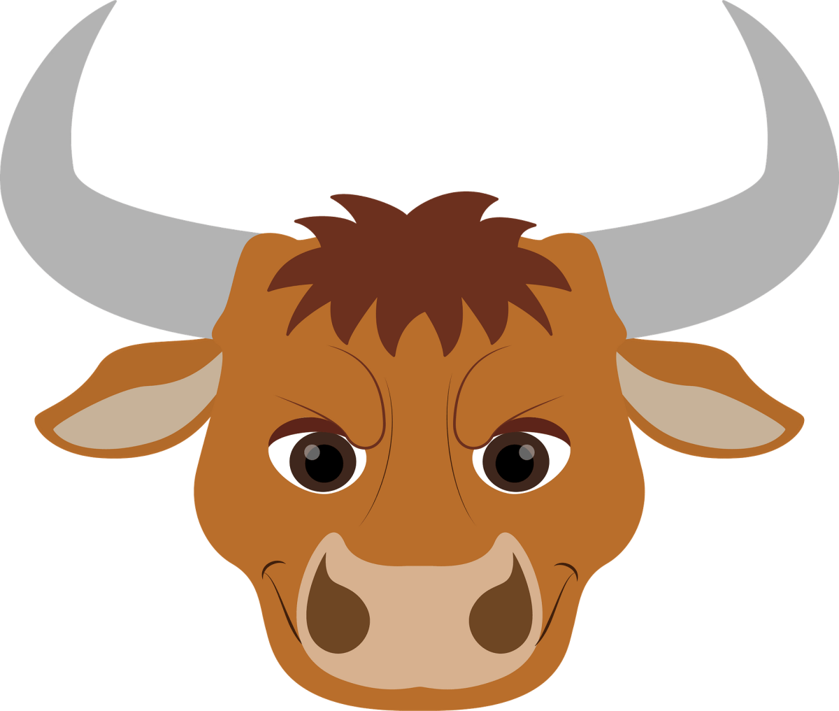 Бык мультяшный