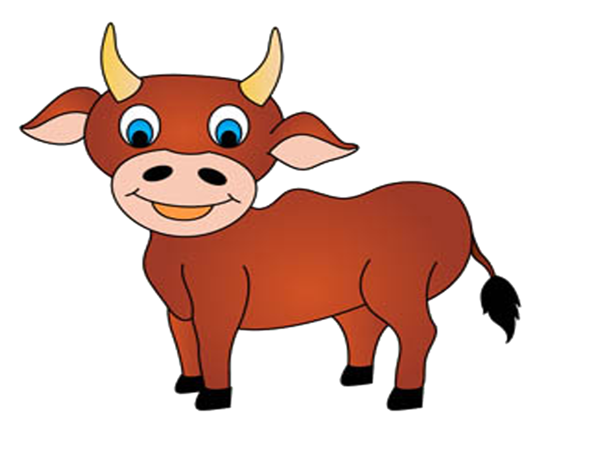 Бычок мультяшный