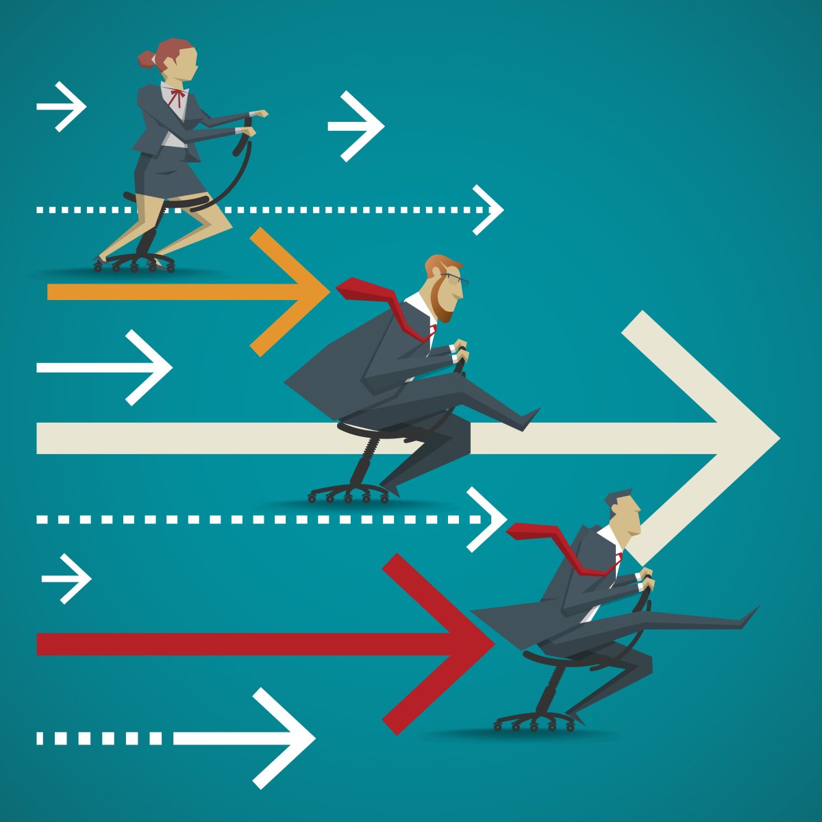 Карьерный рост вектор