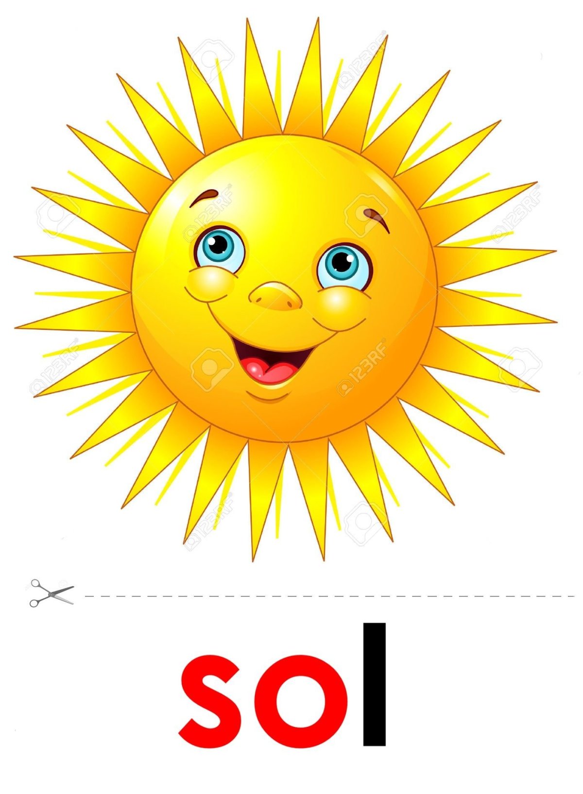 Солнышко картинка