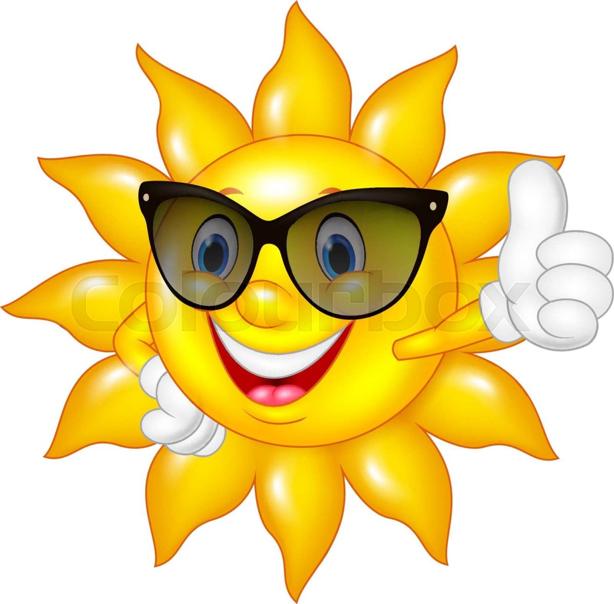 Солнце улыбка