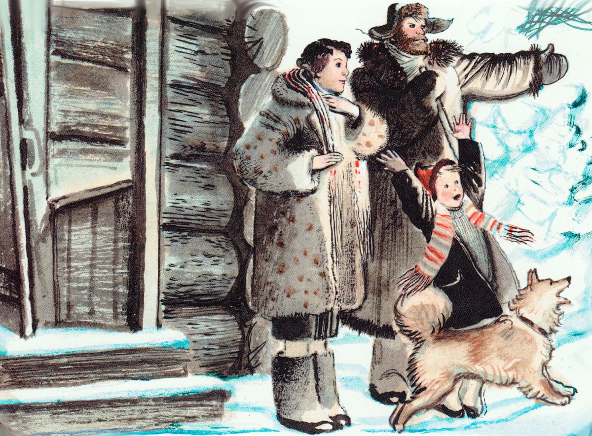 Книжку Аркадия Гайдара Чук и Гек с иллюстрациями