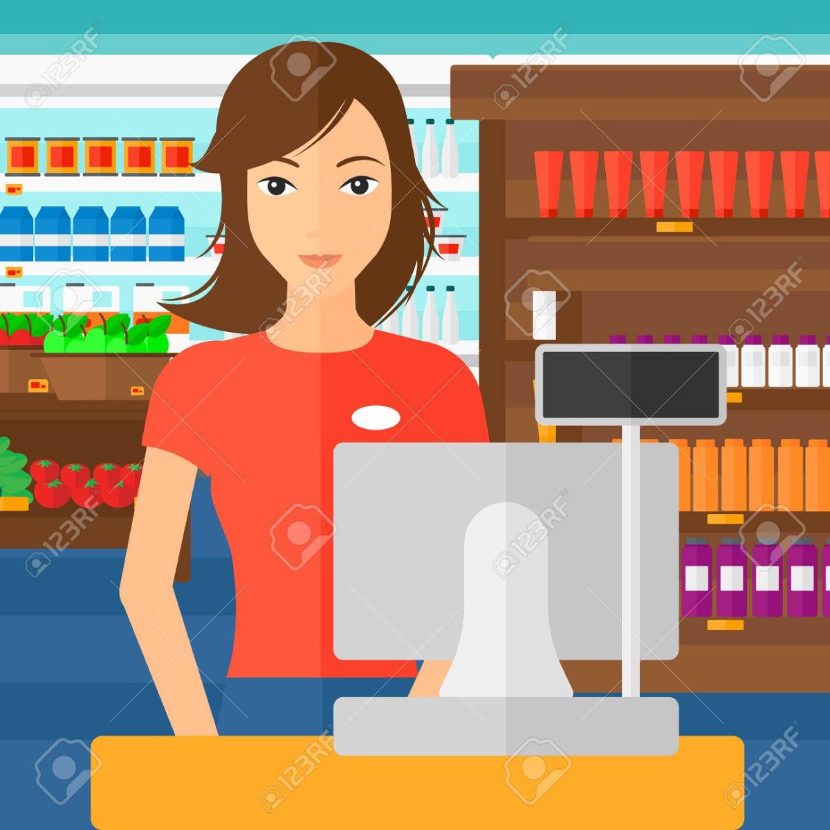 Продавец на кассе