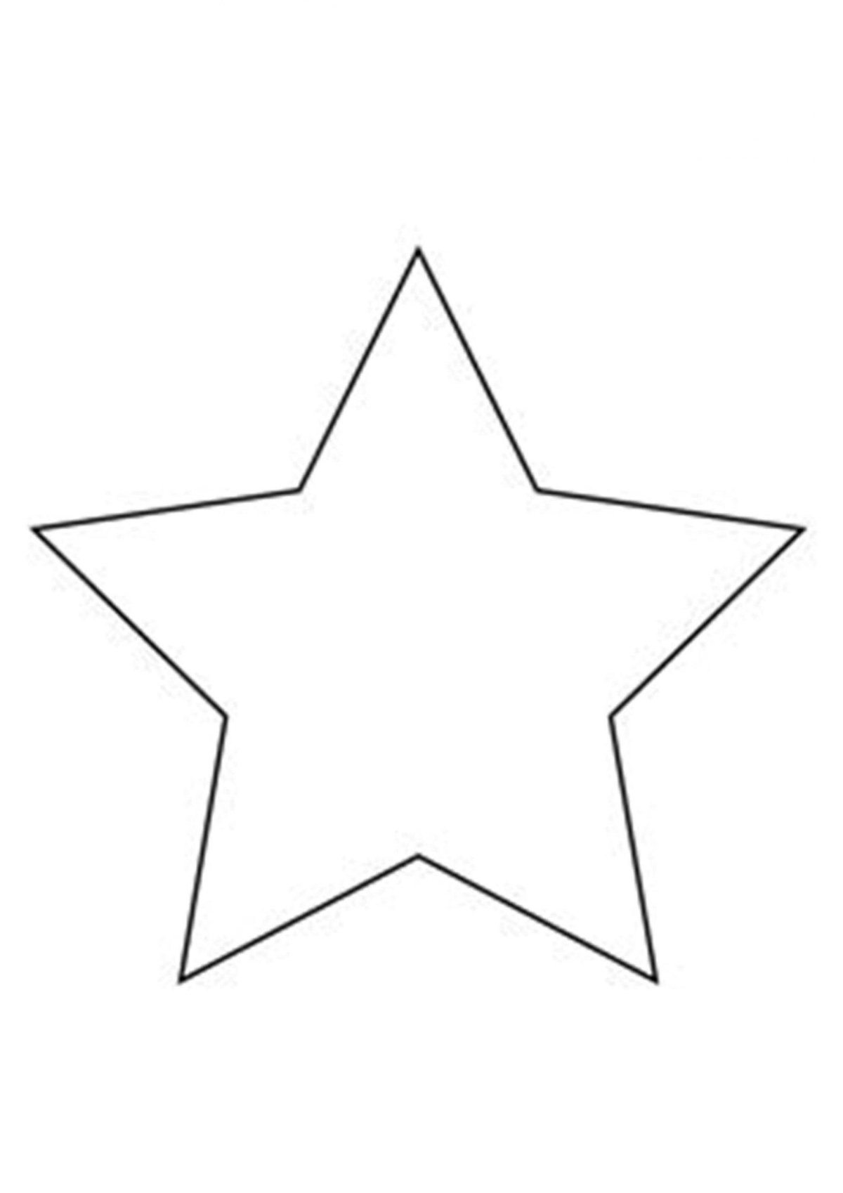Контурное изображение звезды