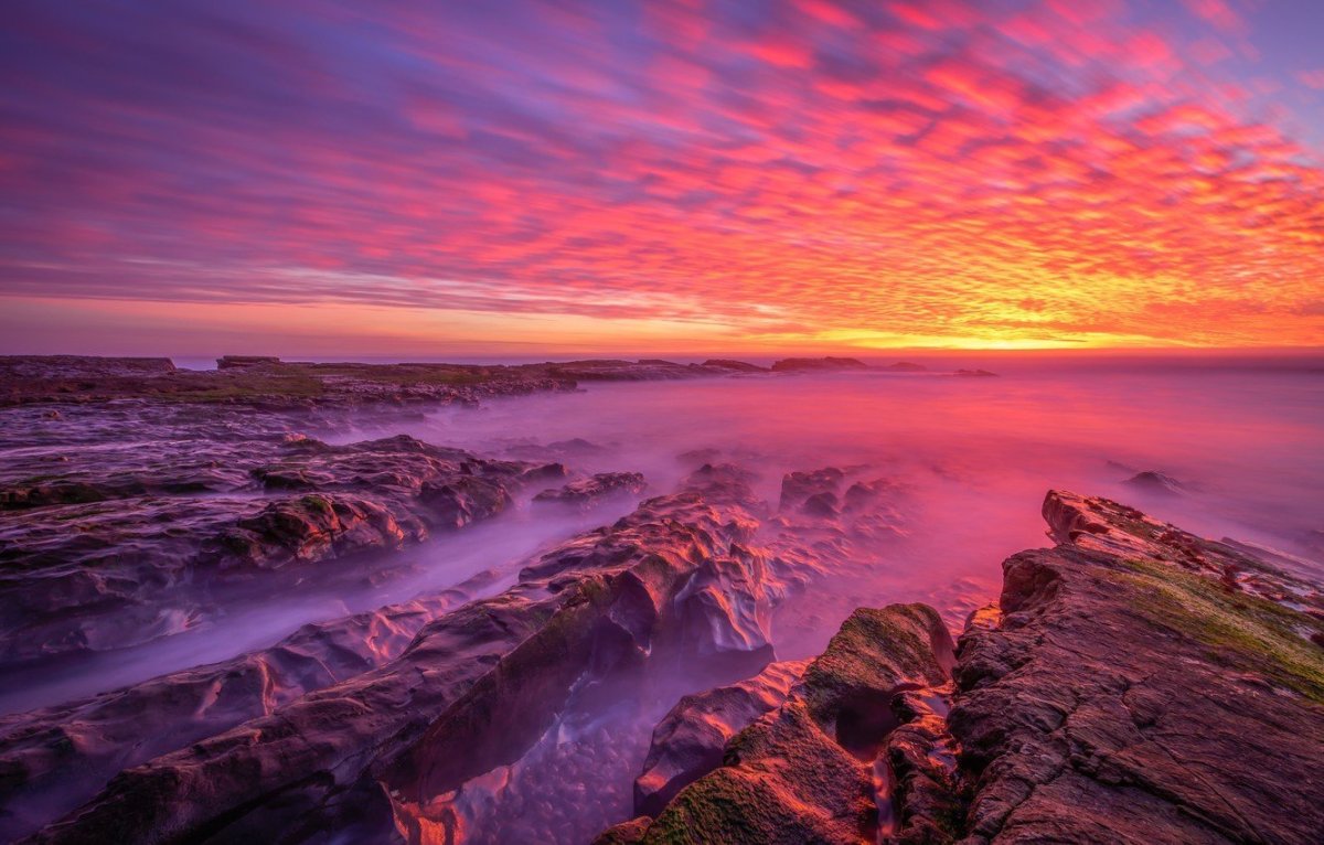 Розовый закат