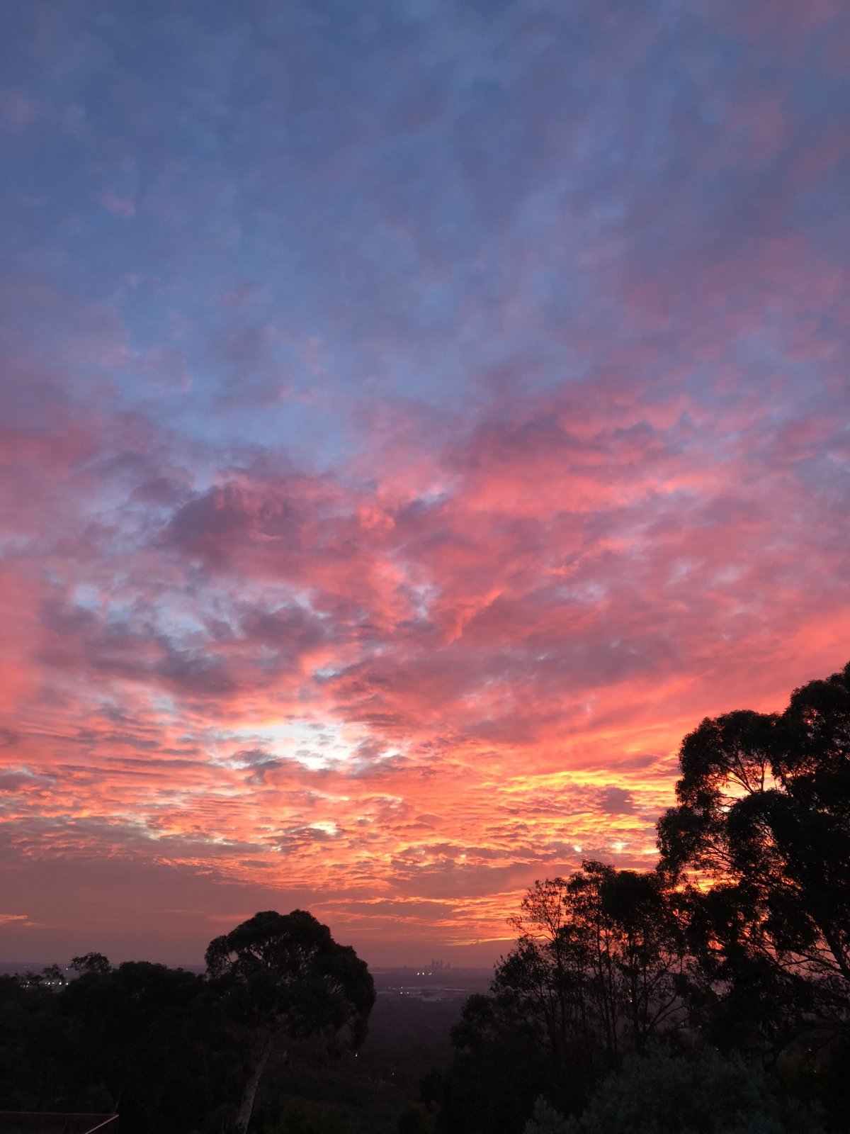 Облака закат