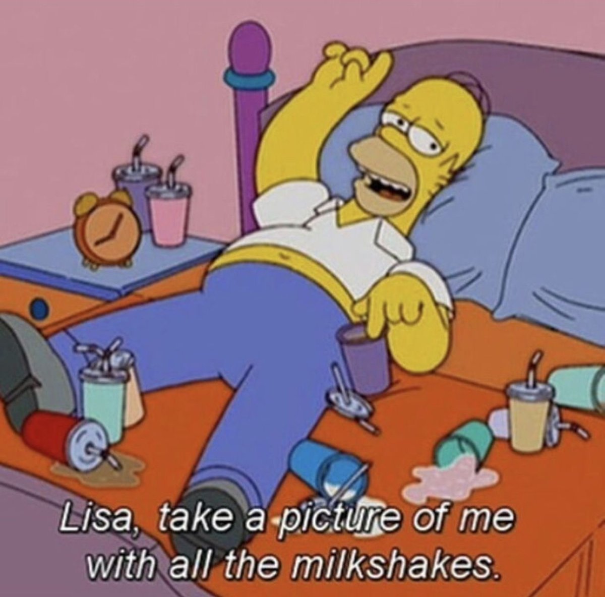 Гомер в кровати