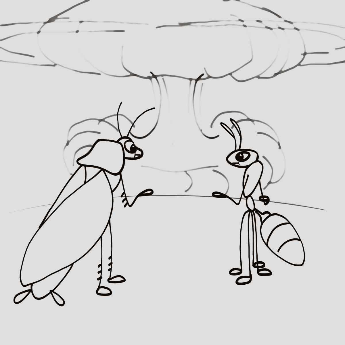 Коричневый муравей из мультика