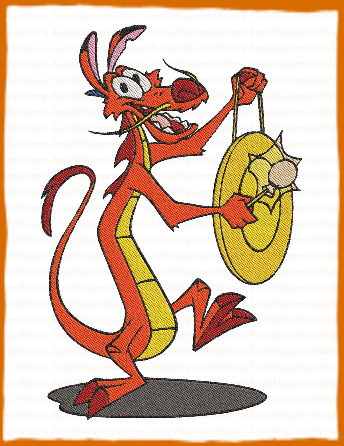 Мушу дракон из Мулан