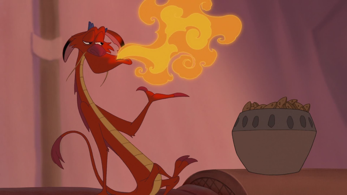 Мулан мультфильм дракон