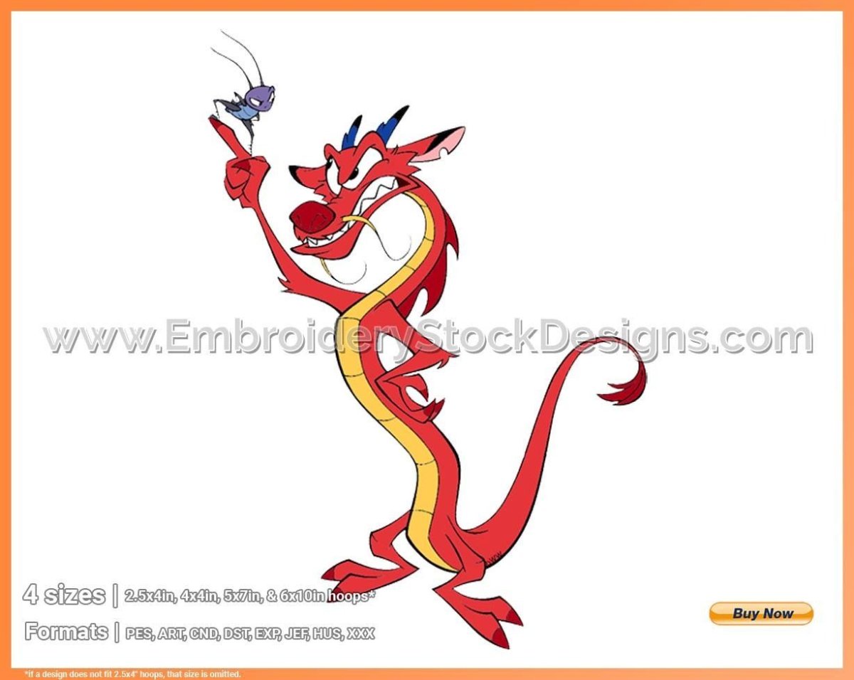 Мулан дракончик мушу