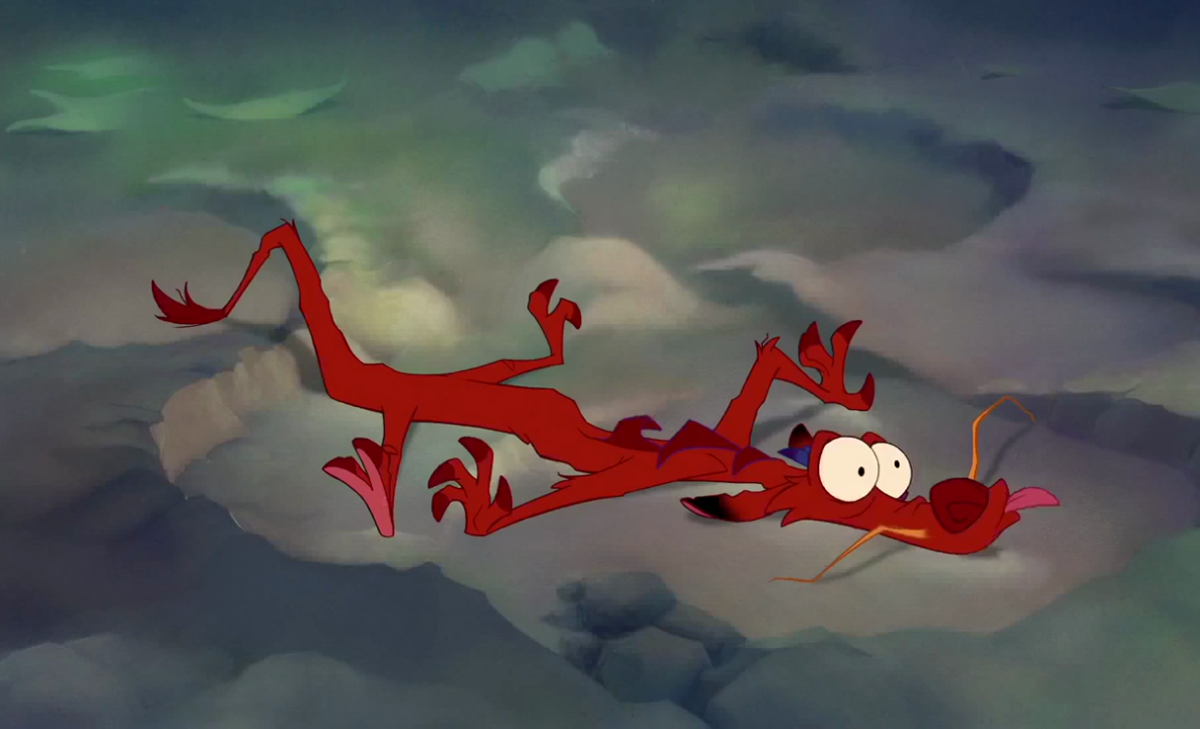 Мушу дракон из Мулан