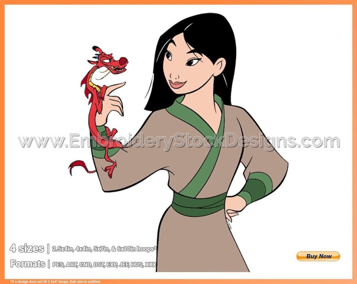 Принцесса Мулан дракон