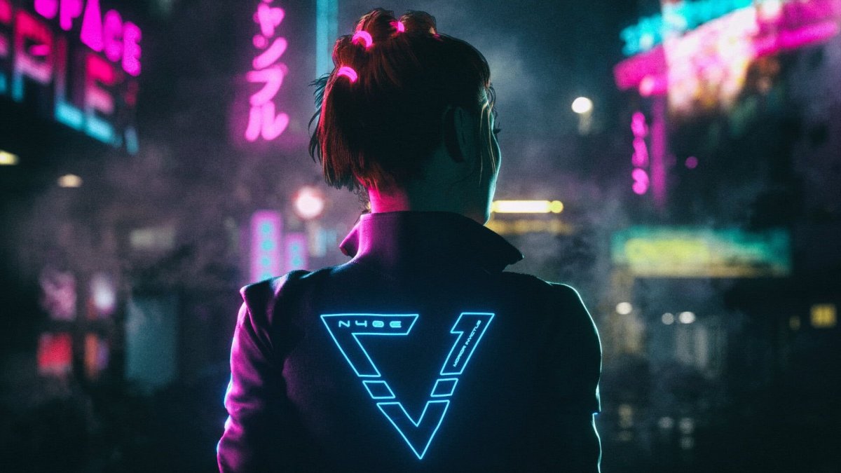 Неоновый Cyberpunk 2077
