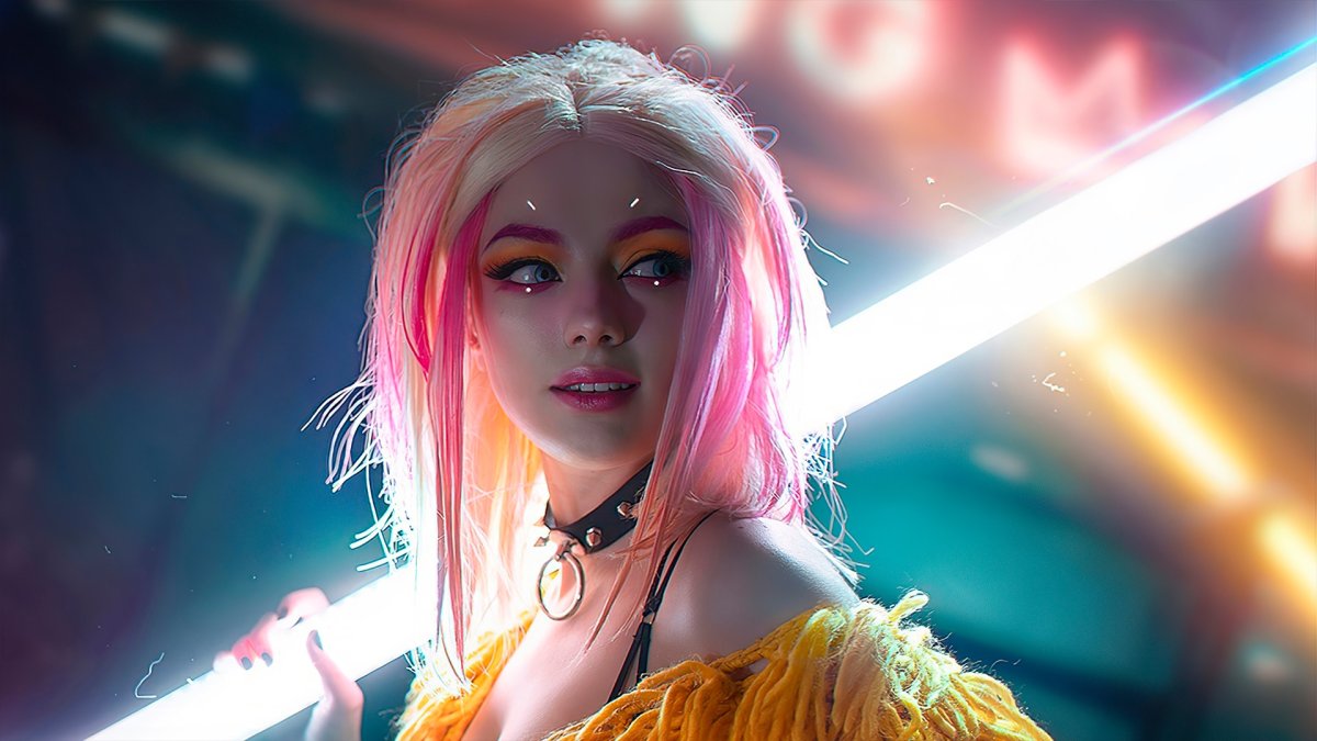 Cyberpunk 2077 неон