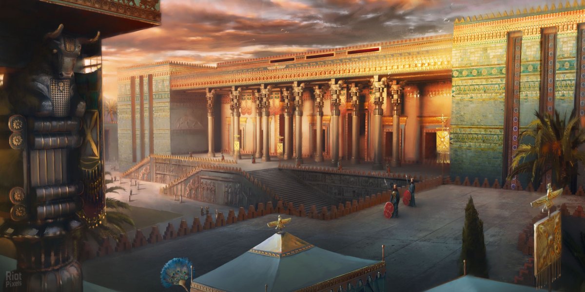 Дворец ападана Персеполис Иран