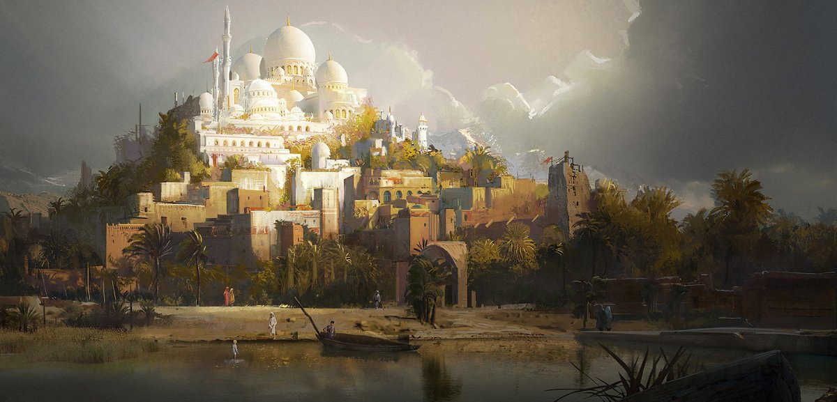 Фэнтези древний город Персия
