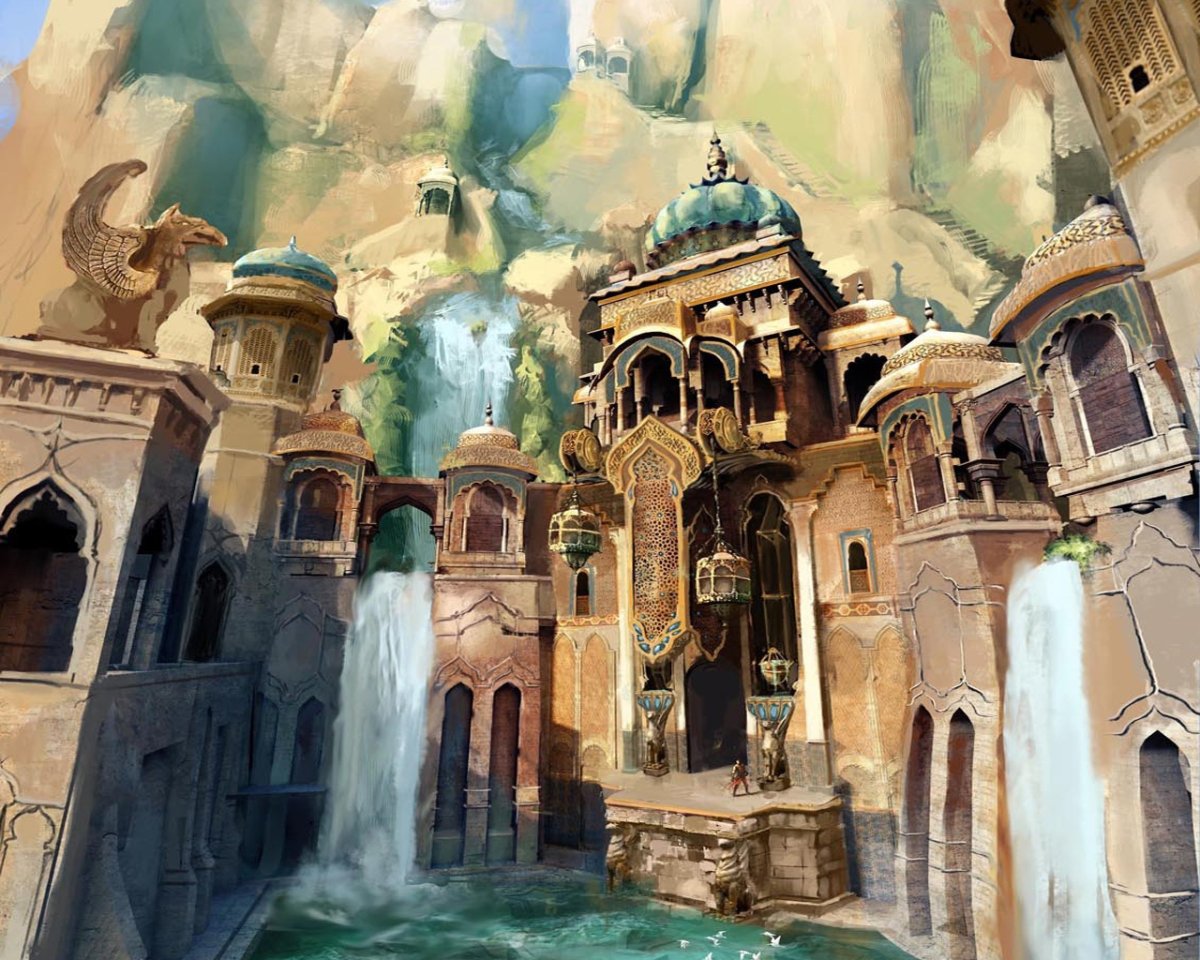 Персия дворец арт фэнтези