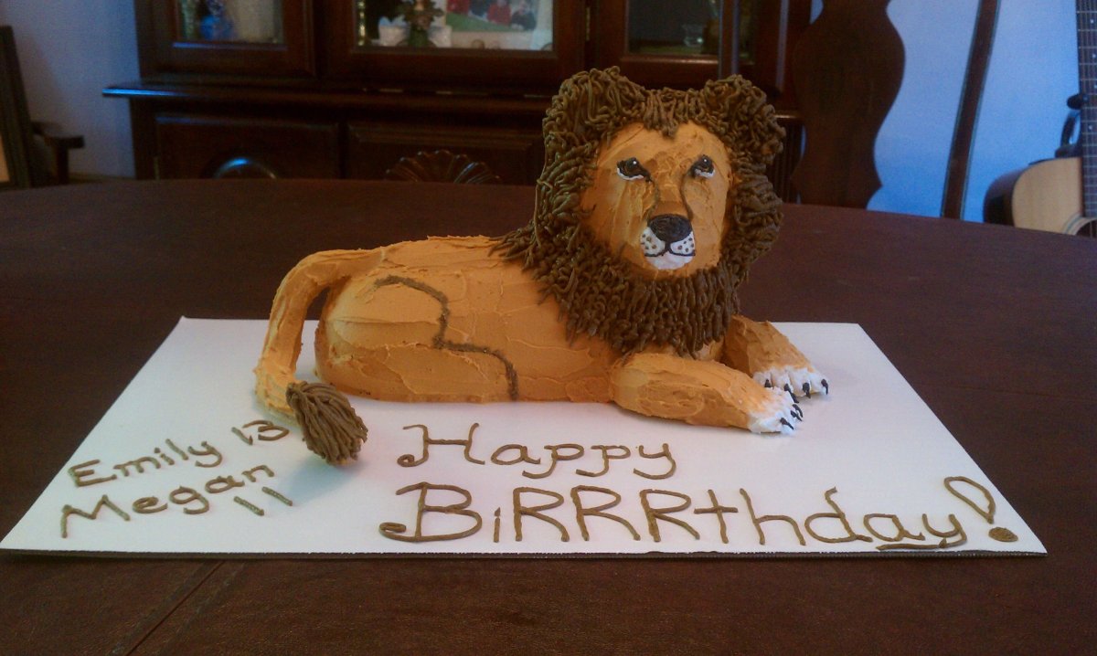 Торт со львом