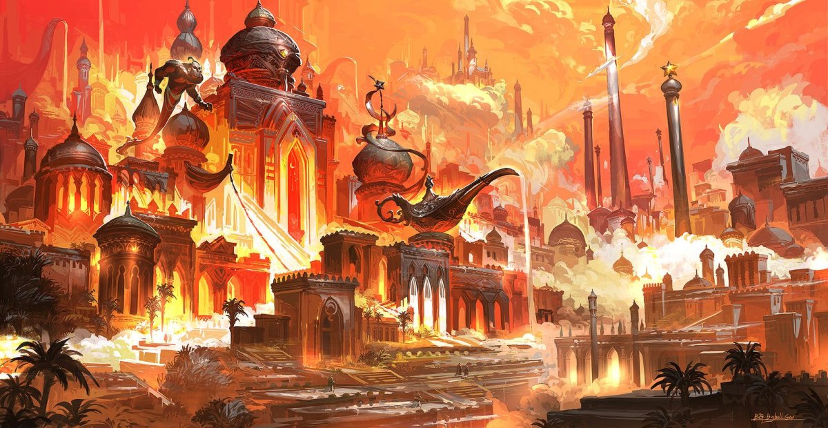 Персия дворец арт фэнтези