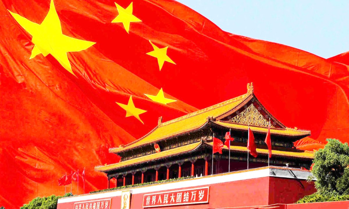 Китайская народная Республика флаг