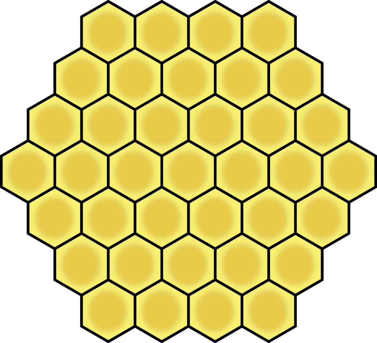 Пчелиные соты шестиугольник